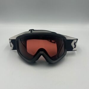 Scott Ski Snowboard Goggles Black Frame Rose Tinted Lens‎ Adjustable Strap